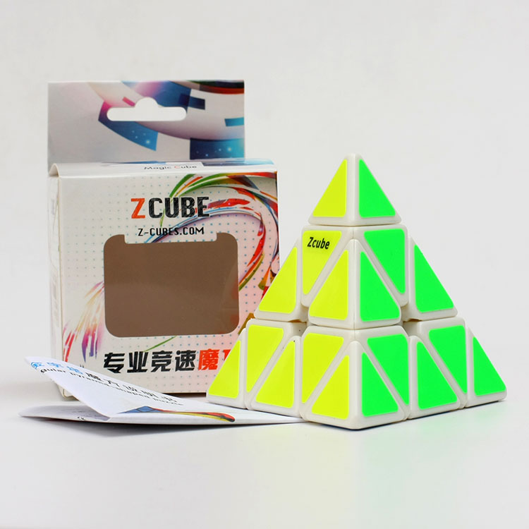 ZCUBE金字塔魔方(白色+72mm)